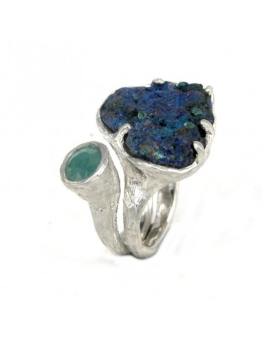 Bague Azurite et Grandidierite Toutes les collections ici