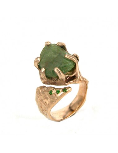 Bague Terra Olivine et Diopside les ctes