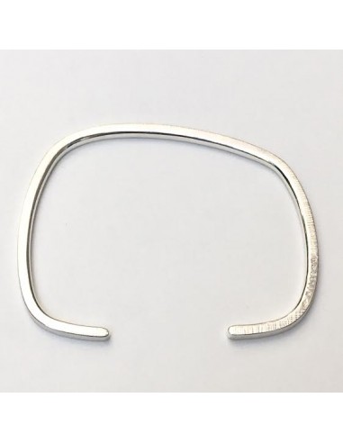 Bracelet "Open" brossé - argent la chaussure