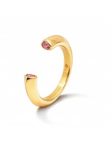 Bague Tourmalines roses solde