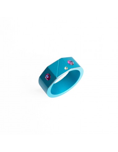 Bague H bleue offre 