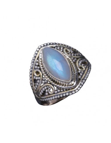 Bague gothique Pierre de Lune "Léda" 50-70% off 