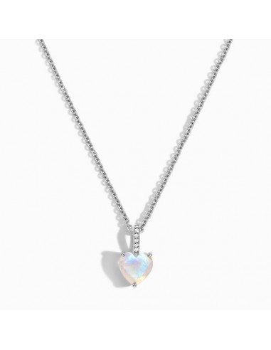 Pendentif Pierre de Lune "Cœur Brut" votre