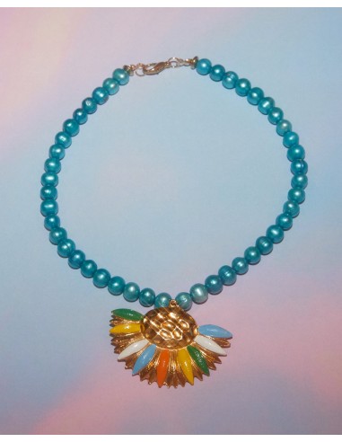 Collier indien bleu prix pour 