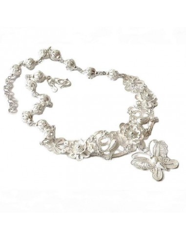 Collier Papillon  Mariage Féerique (Argent) est présent 