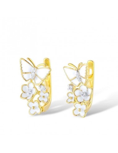 Boucles d'Oreilles Papillon  Émail (Or) Le MVP de beaucoup